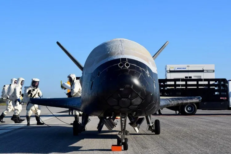X-37B飛機。路透社