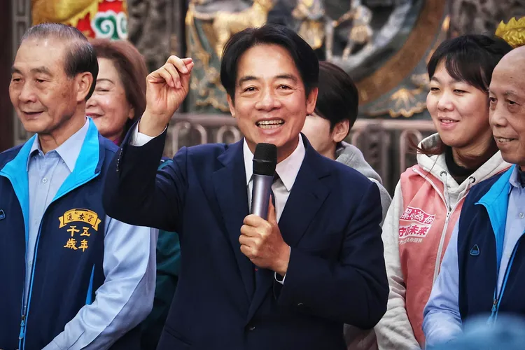 賴清德致詞時強調，自己會建立廉潔政府。林林攝