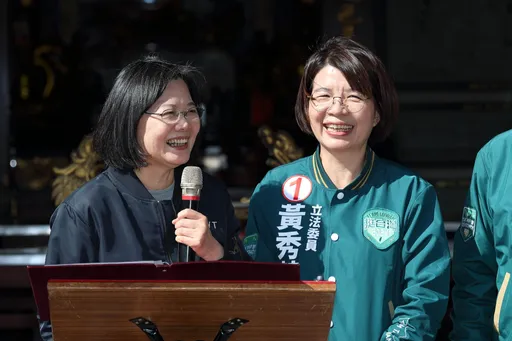 蔡英文彰化為陳秀寳、黃秀芳站台 籲把賴蕭配送進總統府