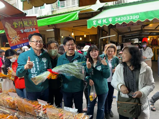 中五选区激战!林佳龙陪庄竞程市场拜票 「投票率是关键」