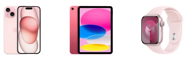 粉紅控禮物清單。Apple提供