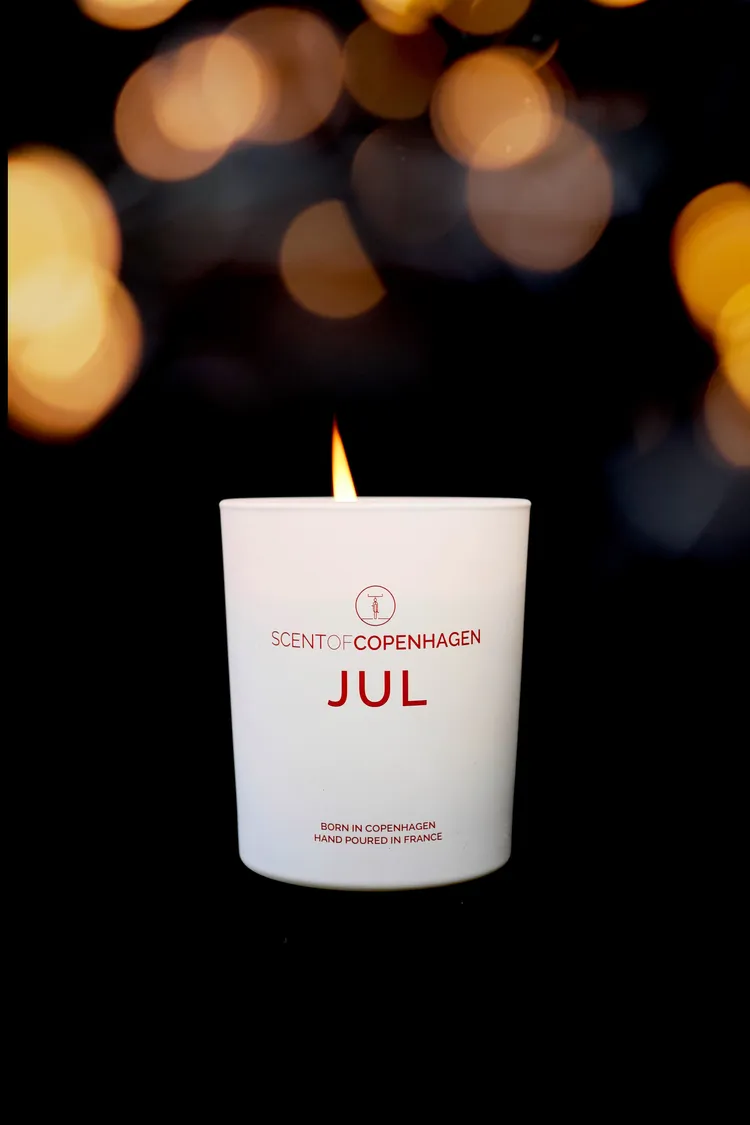 Scent of Copenhagen JUL 聖誕倒數天然手工香氛蠟燭。業者提供