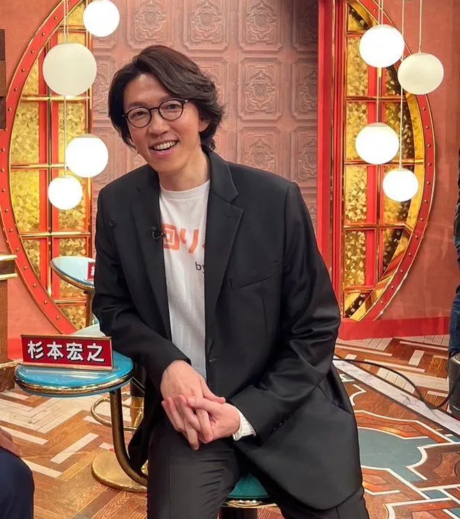 杉本宏之日前上節目。翻攝sugimotosyla推特
