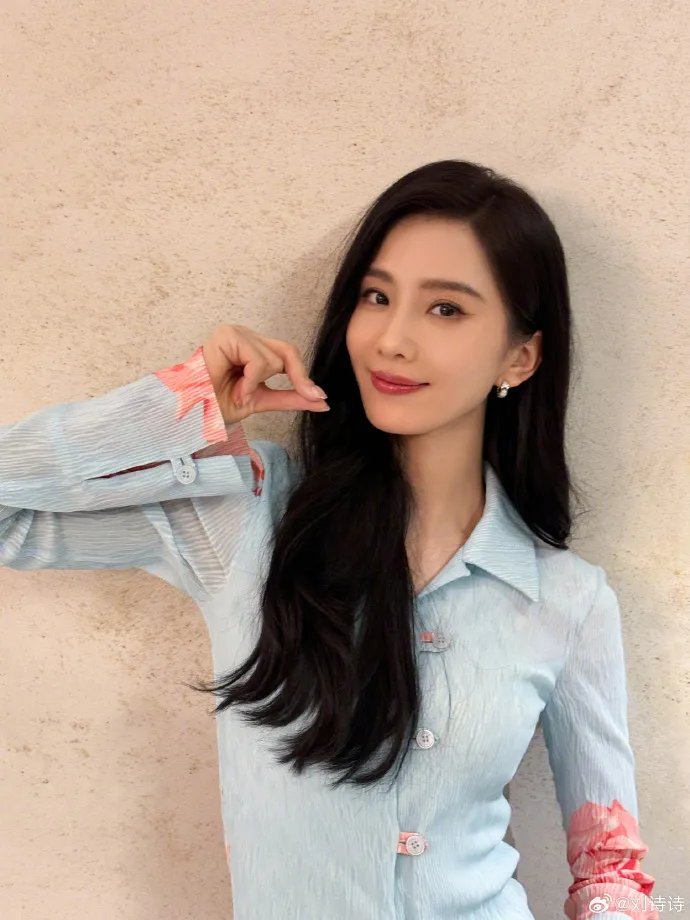 劉詩詩新戲成績不錯。翻攝劉詩詩微博