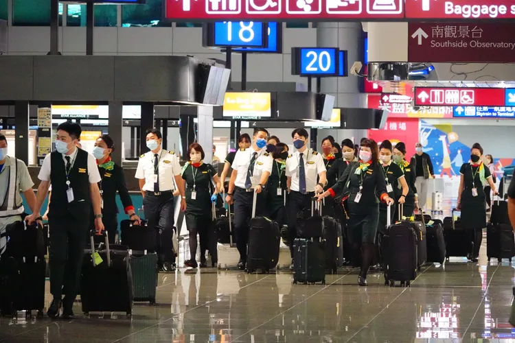 長榮航空機組員，圖非當事人。資料照片