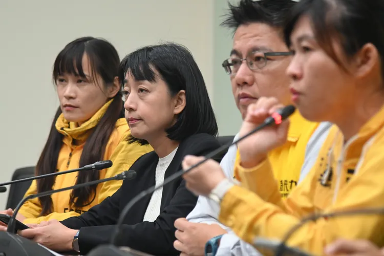 蔡惠婷說，燙傷男嬰送到林口長庚，尚未脫離險境。王婉諭提供