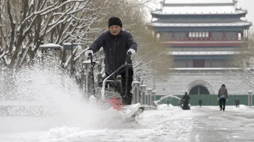 北京恐降大雪 全市中小學師生暫停到校