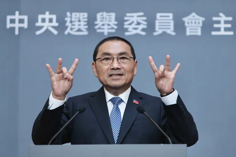 總統辯論在即，趙少康認為侯友宜沒問題。資料照片，林林攝