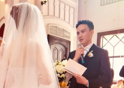 曹晏豪婚礼前一天已登记「新娘没怀孕」 基督徒经纪人赞叹「夸张神迹」