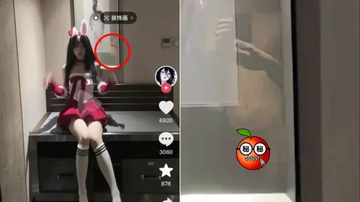 網美聖誕夜影片爆紅　「畫框反射洩密」與露鳥肥肚男開房ing