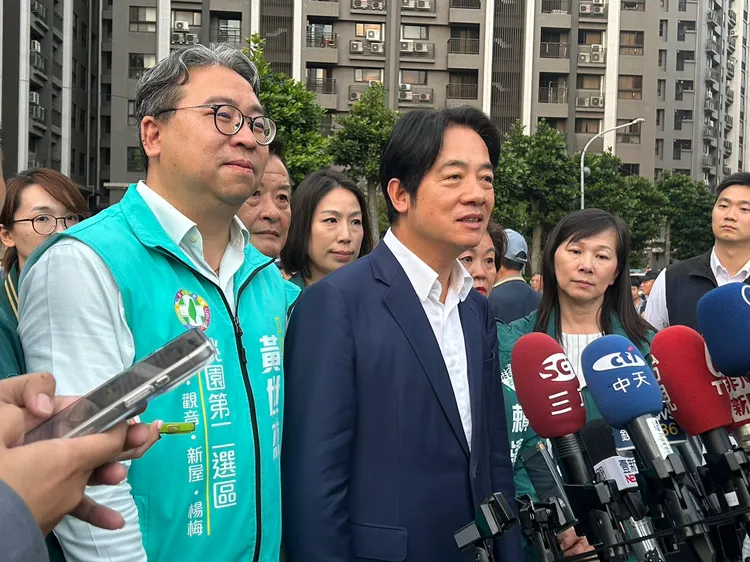 賴清德昨接受媒體訪問。賴競總提供