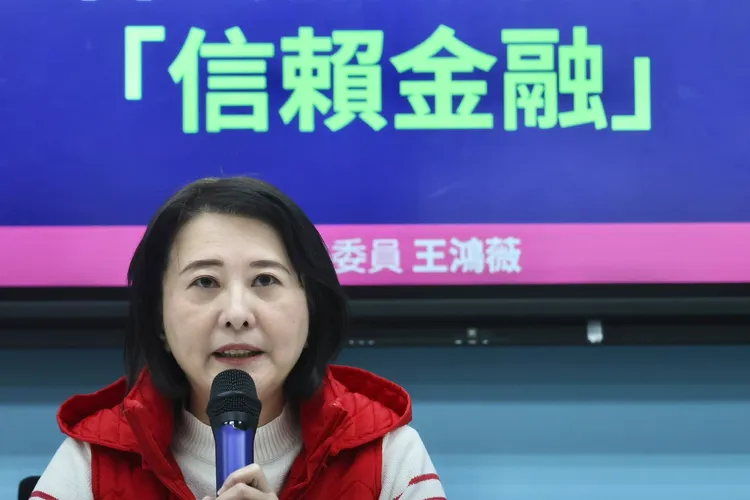 王鴻薇質疑卓榮泰組信賴金融在幫賴清德選舉。林林攝