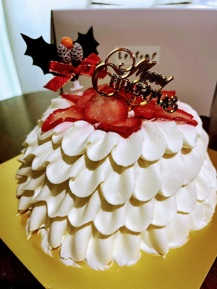 有日本網友上傳收到蛋糕的照片寫道：「我家沒事！」翻攝推特@358_rico