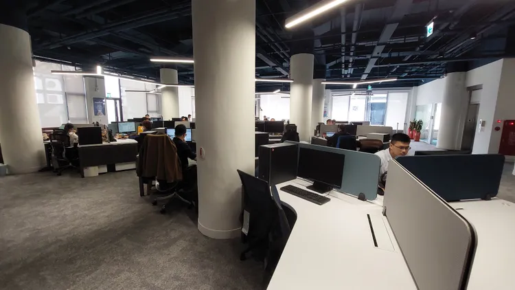 高雄軟體研發中心計將有超過百位員工進駐。凃建豐攝