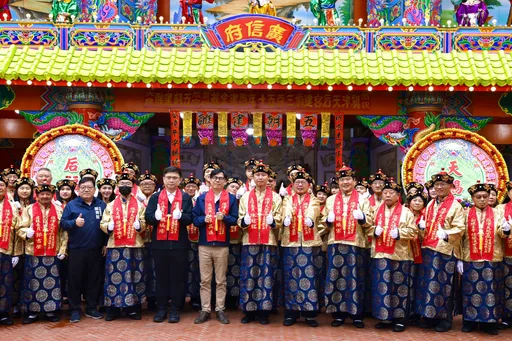 首見紙糊張府天師！旗津天后宮350週年建醮大典隆重開光