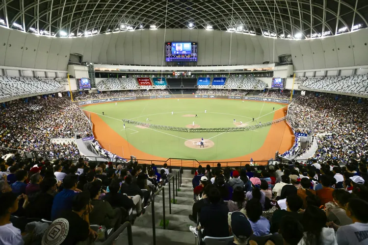 台北大巨蛋21013位觀眾進場。林林攝