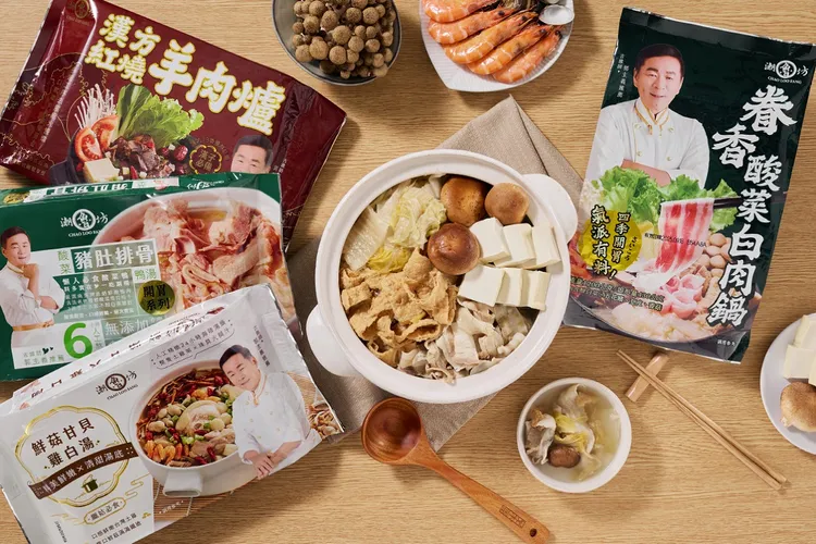 潮魯坊品牌攜手郭主義打造「名廚燉湯、免備料」，祭出全品項4款的全聯獨家優惠。業者提供