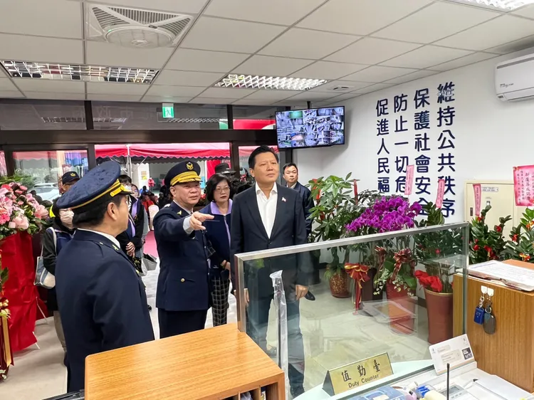 一改老舊不便，鳳鳴派出所改建全新啟用。警方提供