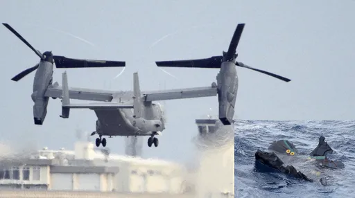 美軍魚鷹機墜日本外海 機上8人據信全罹難