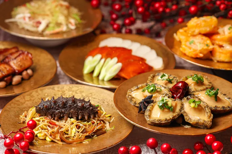 晶華軒鮑參六品集，每組4680元。業者提供