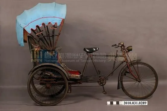 國立臺灣歷史博物館典藏的一部老三輪車。取自國立臺灣歷史博物館典藏網