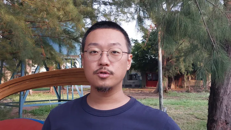 李怡志希望提出對三輪車營業的不同想像方案。凃建豐攝