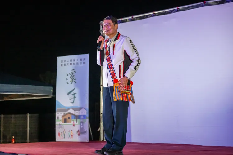副市長陳純敬出席致詞，與部落族人一起歡慶這個值得紀念的日子。原民局提供
