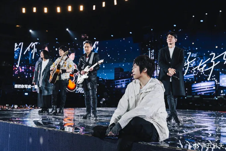 五月天巡演行程馬不停蹄。翻攝五月天微博