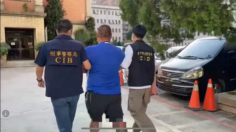 警方逮捕地下兵工廠主嫌朱姓男子。民眾提供