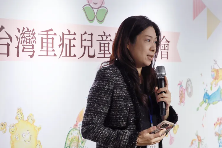 台灣重症兒童協會理事長楊慈雲。總統府提供