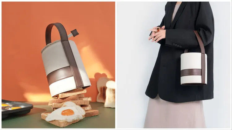 Cave帆布拼接款，4200元。品牌提供