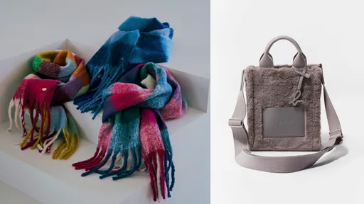 氣溫驟降別怕! agnès b.超Q毛絨小包、羊毛圍巾陪你優雅過冬