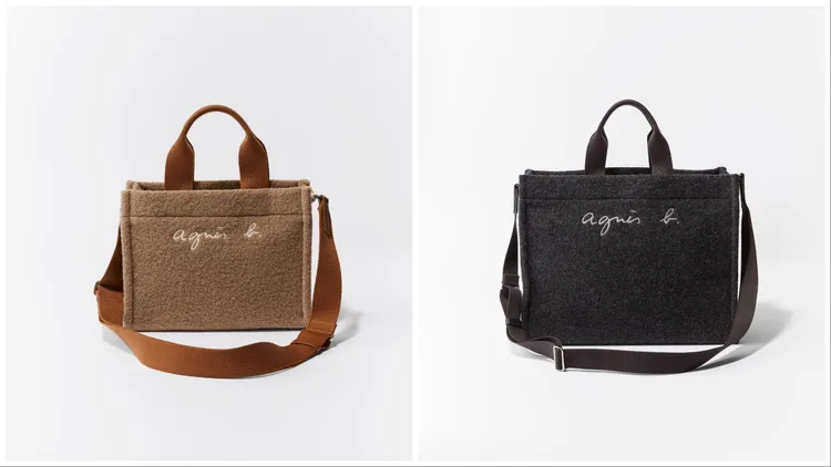 羊毛兩用手提包，各6980元。品牌提供