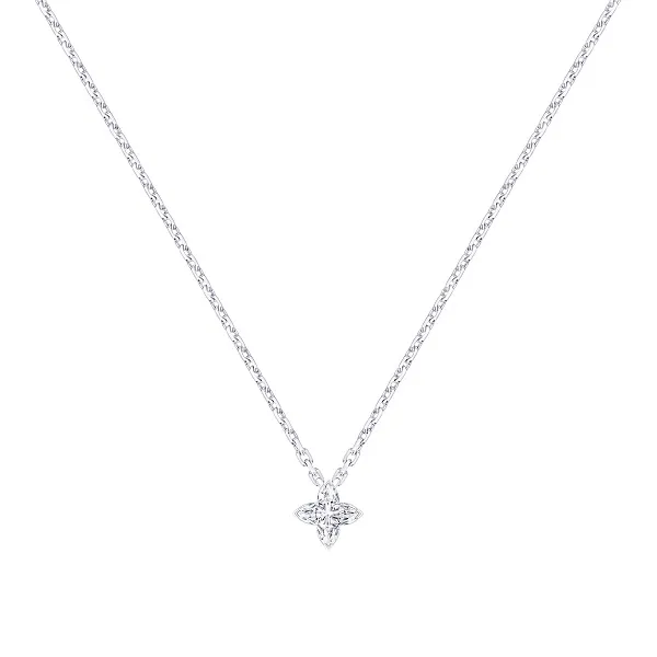 18K金星形切割鑽石項鍊，12萬7000元。品牌提供