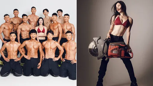 消防正妹「隱藏版」美照曝光　憶外婆住消防隊旁卻等嘸救護車