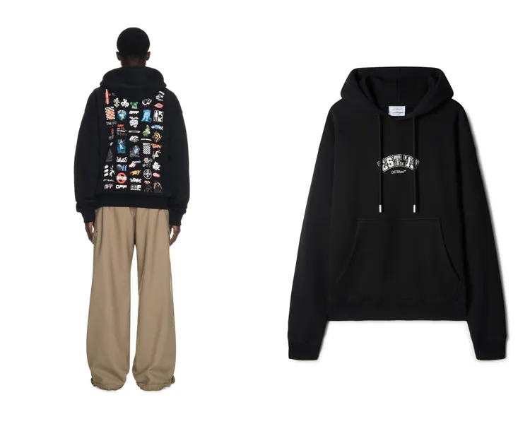 _LOGIC膠囊系列黑色寬鬆連帽衫，2萬1700元。品牌提供