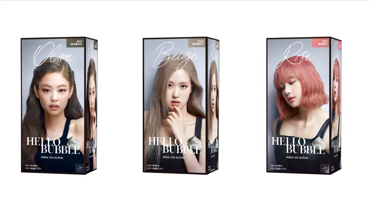 魅尚萱Hello Bubble泡沫染髮劑，各95g／450元。品牌提供