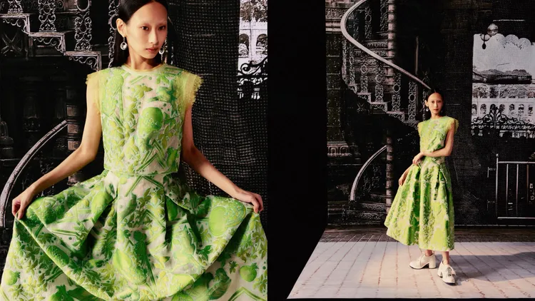 夏姿2024早春系列。品牌提供