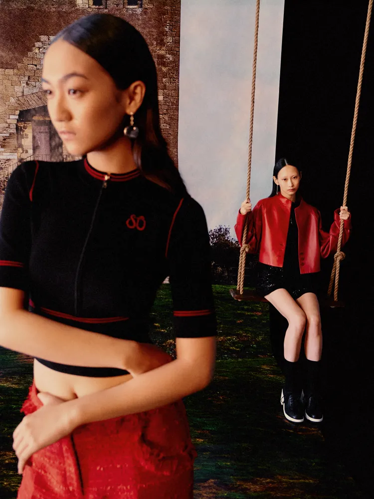 夏姿2024早春系列。品牌提供