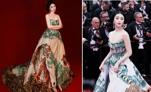 CNN認證最強毯星范冰冰!「猛虎下山裝」入選2023十大造型