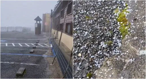 人間仙境!合歡山下冰霰 網嗨喊吃剉冰:要暴動了