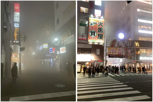 東京赤羽商店街大火 濃煙遮蔽視線出動46輛消防車