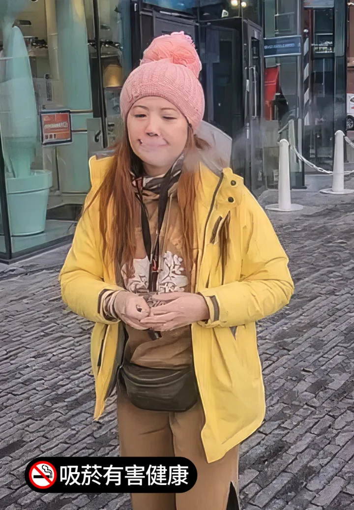侯沁潔不僅旅遊時抽菸，還在機上廁所抽，引發眾怒。讀者提供