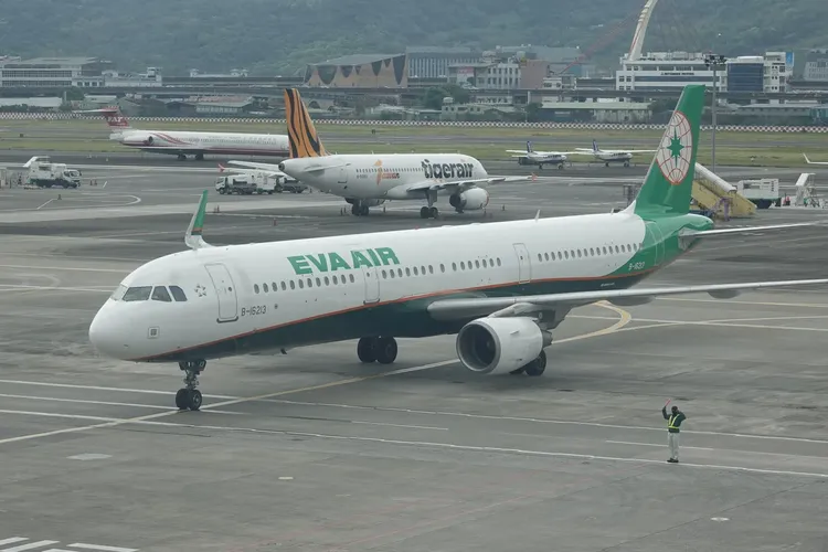 長榮航空遇到奧客機上抽在。示意圖非當事機。資料照片