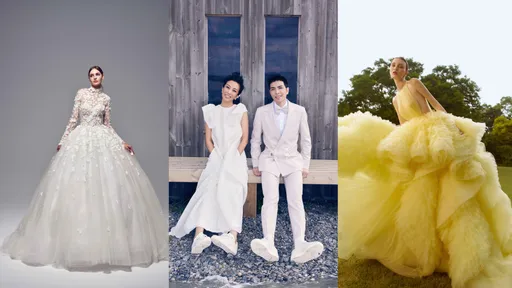 2024婚紗6大趨勢看這邊 蕭敬騰嬌妻Summer早就穿上了