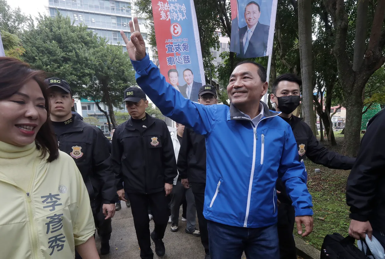 國民黨總統候選人侯友宜。美聯社