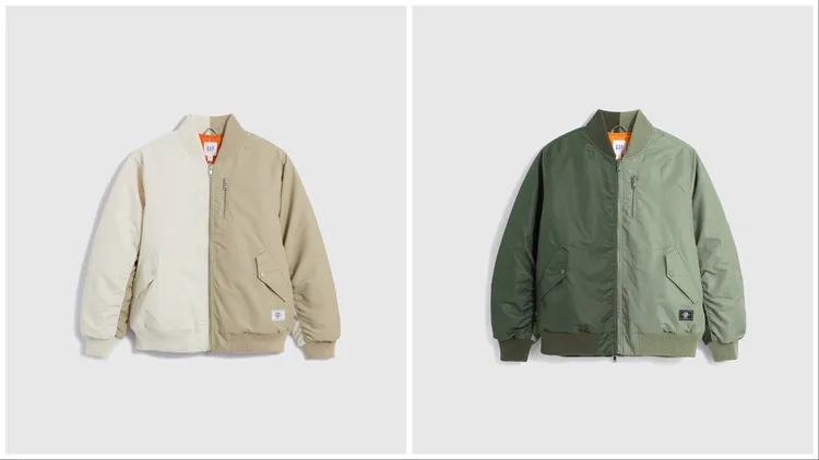 Logo立領飛行外套，各3999元。品牌提供