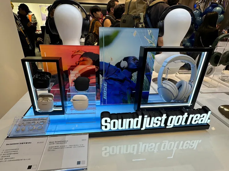 Bose位於板大8樓、佔地約27坪。陳怡文攝