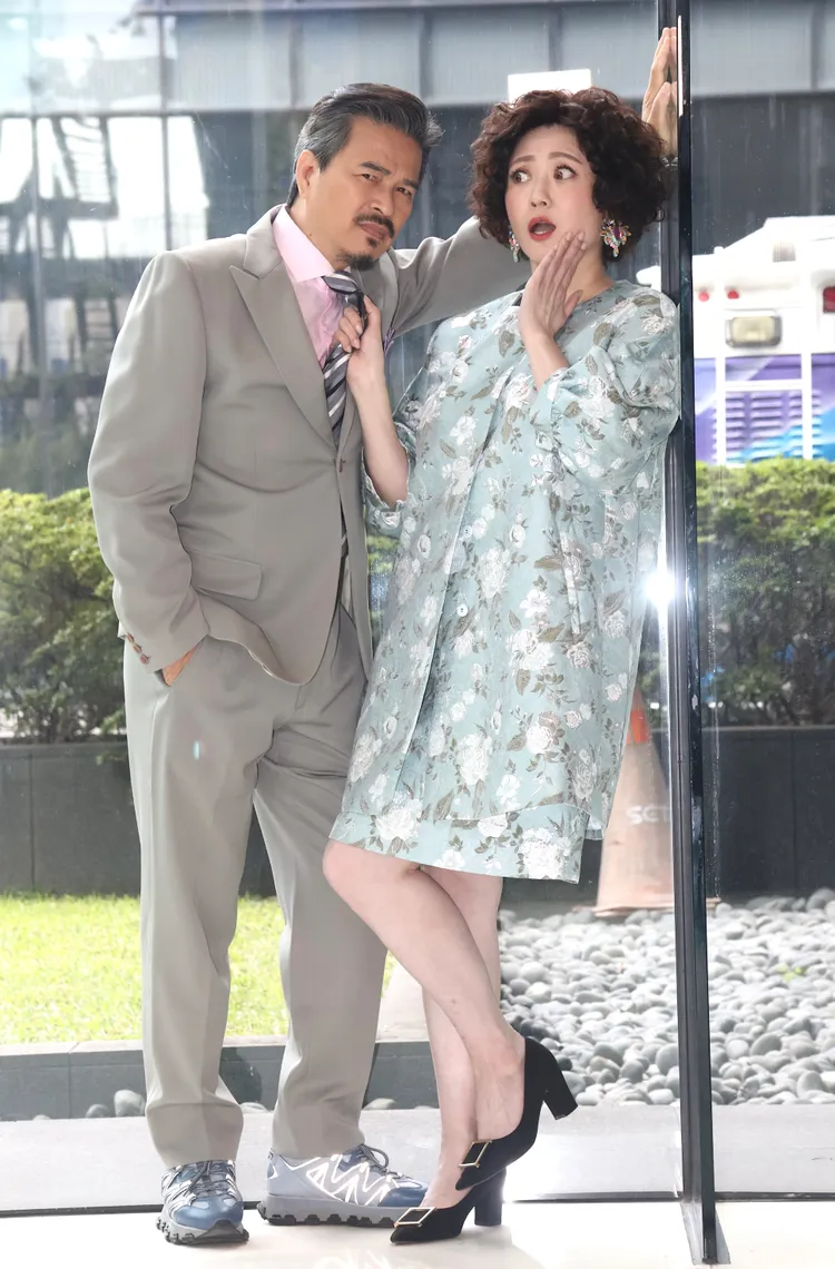 李興文（左）和劉曉憶加入《天道》。彭欣偉攝