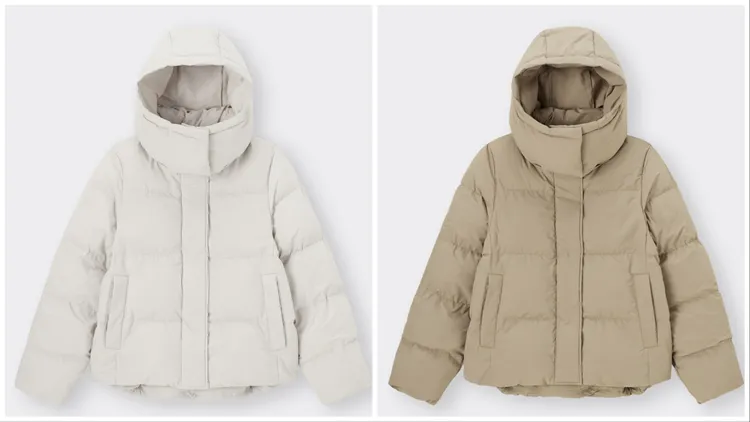 女裝HEAT PADDED夾層外套，各1490元。品牌提供